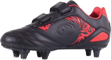 Футбольні бутси Optimum для чоловіків, Easy Fastening, 6 шипів, 39 EU, червоно-чорні