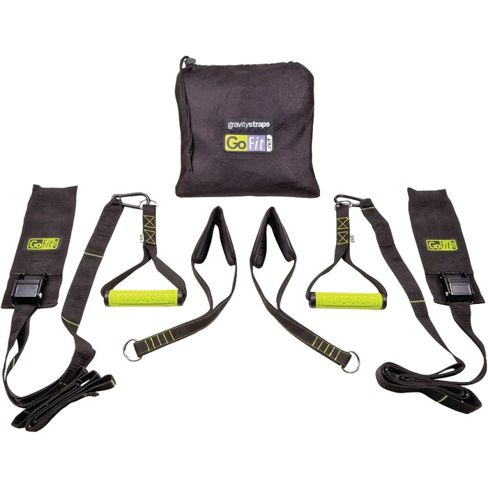 Петлі для фітнесу GoFit Gravity Straps з тренувальним посібником