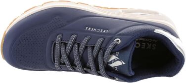Кросівки жіночі Skechers UNO Shimmer Away Navy/Rosegold (42 EU) з Durabuck, Duraleather та сітки