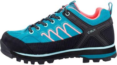Жіночі трекінгові черевики CMP Moon Low Wmn Wp, 40 EU, Teal Red Fluo