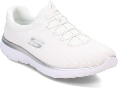 Кросівки жіночі Skechers Summits White/Silver (39 EU) - Дихаюча сітка