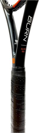 Тенісна ракетка Wilson Burn Elite 105 для дорослих, розмір ручки 3 (4 3/8''), графіт, легка, для гри на корті