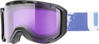 Лижна маска Uvex Snowstrike унісекс, чорна, універсальний розмір