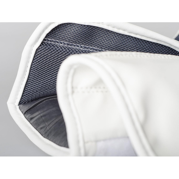 Боксерські рукавички Paffen Sport FIT з дихаючою сіткою на долоні для тренувань з боксу, кікбоксингу, муай-тай, K1 та інших єдиноборств, білі, 12oz