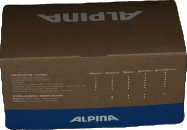ALPINA PHEOS S V – самозатемнювальні, ударостійкі лижні окуляри з 100% UV-захистом, без запотівання, для дорослих, універсальний розмір, білі