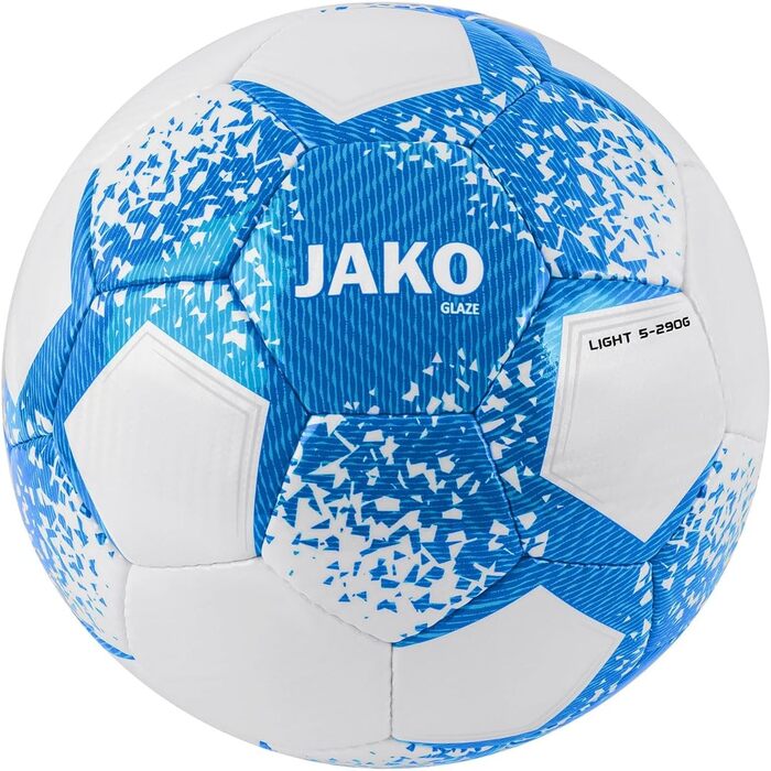 Футбольний м'яч Jako Lightball Glaze біло-червоний, 350 г, розмір 5