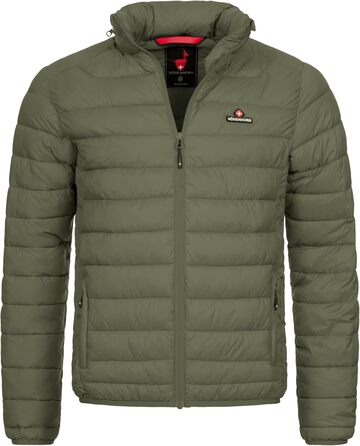 Чоловіча куртка Höhenhorn Balmhorn: перехідна, степкова з капюшоном (XXL, Зелений/Зелений)