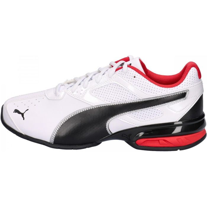 Кросівки Puma Tazon 6 FM для чоловіків, 43 EU, білий, чорний, сріблястий