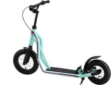 Дитячий самокат STAR SCOOTER 12/10 дюймів, надувні колеса, для міста, від 6-7 років