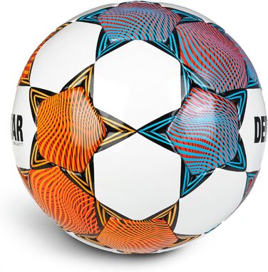 Футбольний м'яч Derbystar Brillant TT v23 білий/червоний/помаранчевий, розмір 5