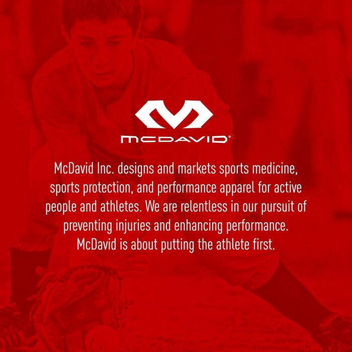 McDavid 6446R компресійний наколінник Hexpad для залу, еластичний, захист від ударів