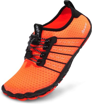 Чоловічі та жіночі водяні шльопанці з сітчастої тканини, barefoot, Wz112, помаранчевий колір