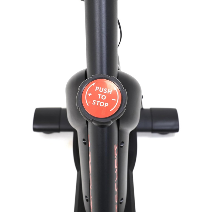 Велотренажер TechFit Professional Indoor Cycle з маховиком 20 кг, магнітним опором (99 рівнів), Bluetooth, дисплеєм, кріпленням для планшета, алюмінієвими педалями та регульованим кермом. Максимальна вага користувача: 200 кг. Розміри: 117x107x53 см