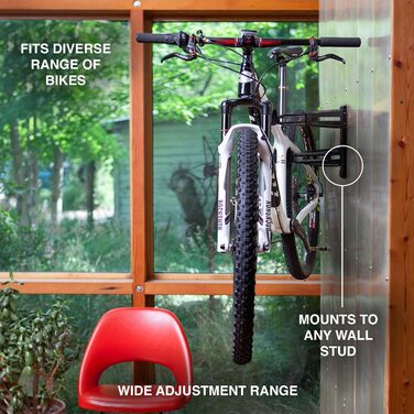 Стійка для зберігання велосипедів Feedback Sports Velo Wall 2D, чорна, універсальна