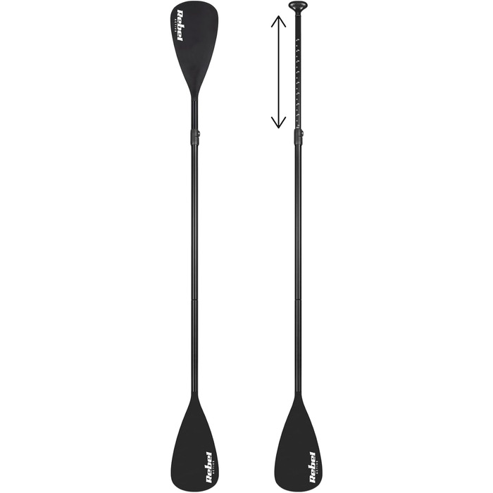 SUP дошка Rebel Electro Brett 350 см з насосом, веслом та рюкзаком (RBA-4501-BL) - надувна, Drop-Stitch