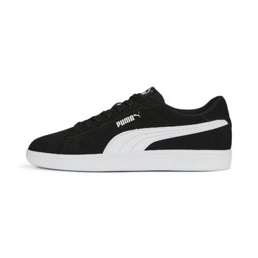 Чоловічі шкіряні кросівки Puma Smash 3.0 L чорні (Puma Black/White), розмір 43 EU