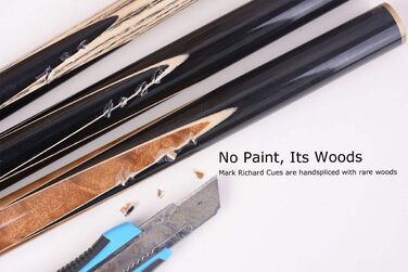 Більярдний кий Mark Richard Minibutt-JY3, коріння дерева, клена, палісандру, ясену, ручної роботи, 3/4, довжина 144.8/152.4 см, наконечник 9.5 мм