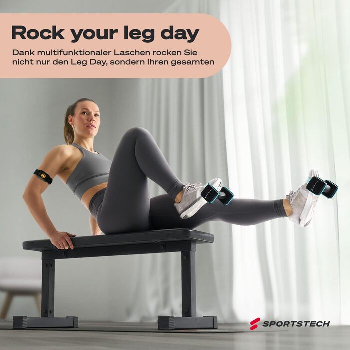 Штанги Sportstech AH100: Набір гантелей 2 шт. 1.5 кг з петлями та функцією віджимань. Німецька якість, для дому, чоловічі та жіночі.