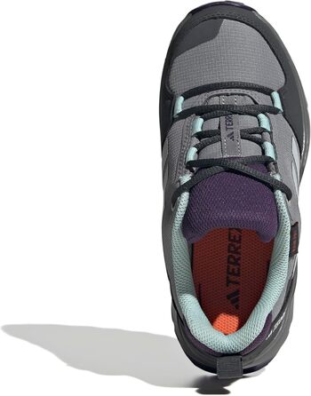 Дитячі трекінгові черевики Adidas Terrex Ax4R RAIN.RDY (28 EU, сірий/сірий/блакитний)