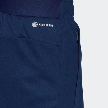 Чоловічі шорти для тренувань Adidas Train Essentials Boardshorts, темно-сині з білим (XS, 5' внутрішній шов)