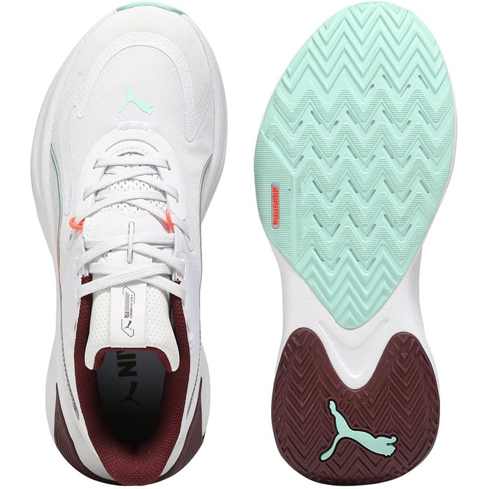 Жіночі кросівки PUMA Hybrid Tr WNS для крос-тренінгу (38 EU, білий, рубіновий, м'ятний, червоний)