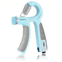 Тренування зап'ястя Handtrainer: регульований опір 5-60 кг, неслизька ручка, ергономічний дизайн, тренажер пальців для спортсменів, блакитний