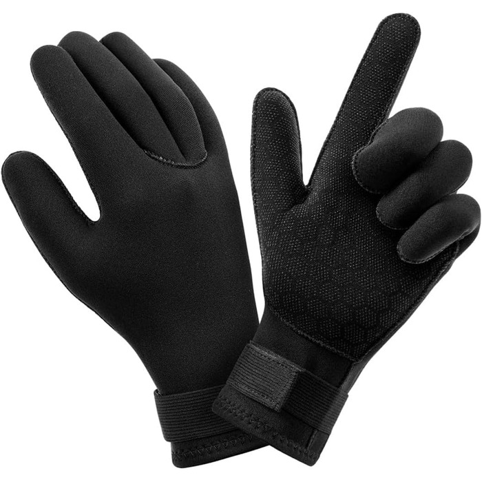 Набір рукавиць та шкарпеток для дайвінгу Wsobue 3мм неопрен, теплий, гнучкий, антиковзкий, для чоловіків та жінок (L)