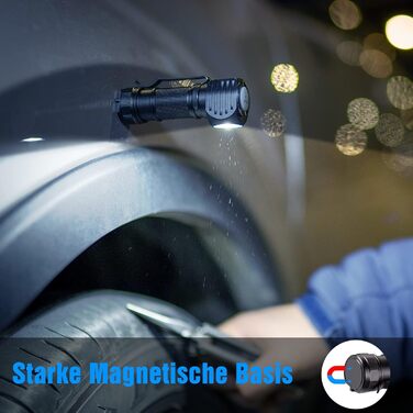 Ліхтар на голову LED TrustFire MC18 - 1200 Люмен, водонепроникний, 5 режимів, для бігу, з налобним ремінком, синій/чорний