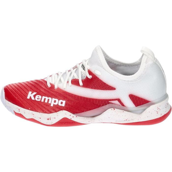 Жіночі гандбольні кросівки Kempa Wing Lite 2.0 - спортивне взуття, 41 EU, біло-червоні