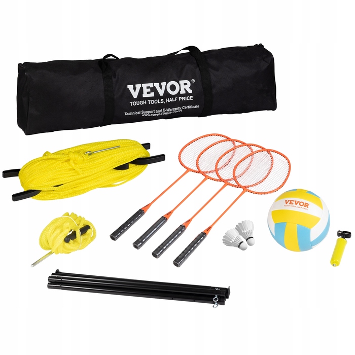 Волейбольна сітка Vevor 9,7 м x 2 м (PQHYMQWTZ3235SJT)