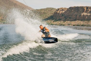 Набір для вейкбордингу Absolute Outdoor Full Throttle Aqua Extreme (чорний/синій, 140 x 42 см)