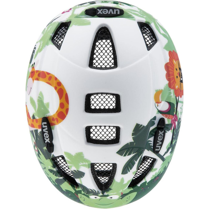 Дитячий велосипедний шолом uvex Kid 2 cc, safari matt, 46-52 см, легкий, регульований розмір, можливість встановлення LED-світла