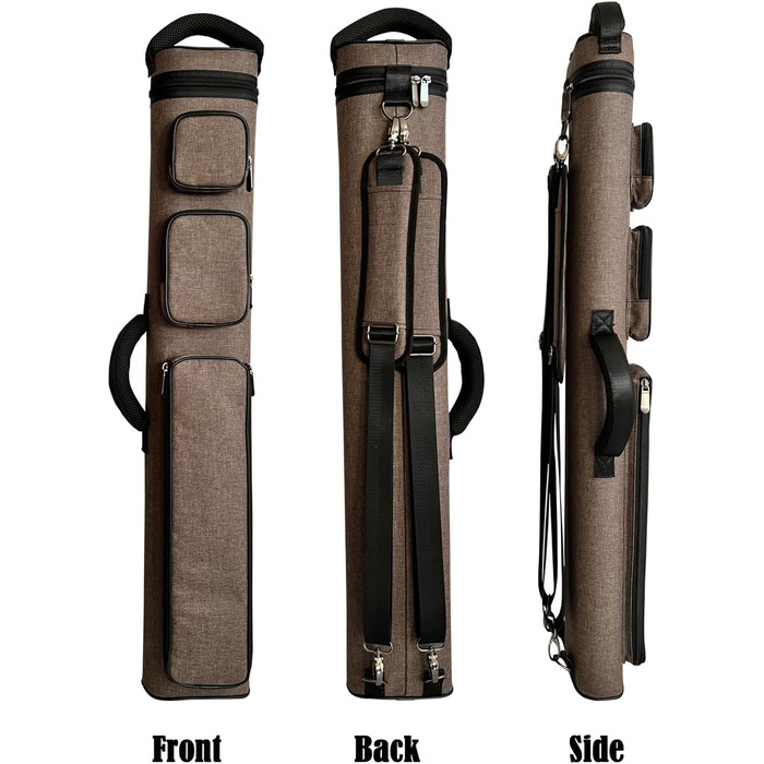 Чемпіон 4S2B, 6S3B Більярдний кий, 2 x 4, 3 x 6, Нейлон/Шкірозамінник, Зелений (3X6 (3B6S), Коричневий)