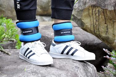 Обтяжувачі BalanceFrom GoFit для гомілки, зап'ястя, рук і ніг, регульовані, чорні