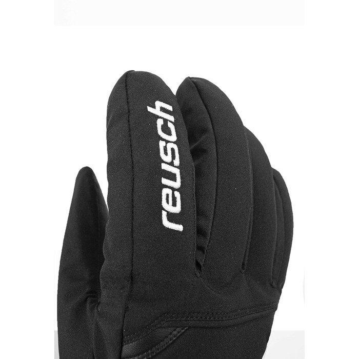Reusch Elon R-TEX XT дуже теплі водонепроникні зимові рукавички для лиж та сноуборду, унісекс, чорні-білі, розмір 10