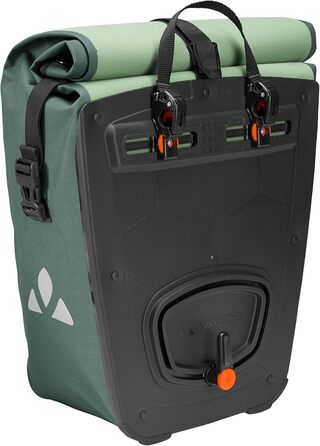 Велосипедна сумка VAUDE Aqua Back Supreme 2x24л, водонепроникна, для багажника, задня, міцна та екологічна, виготовлена в Німеччині