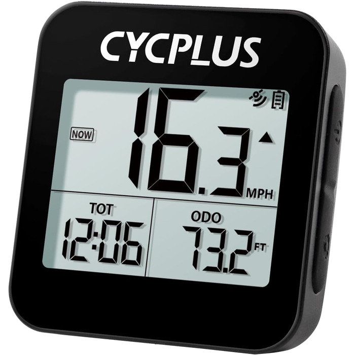 GPS велосипедний комп'ютер CYCPLUS G1, бездротовий велоспідометр, водонепроникний IPX6, лічильник кілометрів, чорний