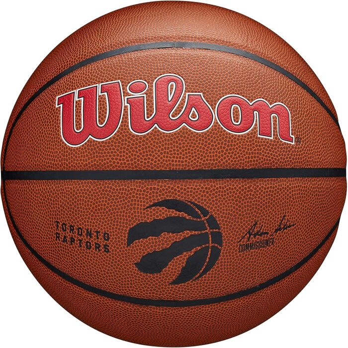 Баскетбольний м'яч Wilson NBA Team Alliance Toronto Raptors, розмір 7 (29,5 дюйма)