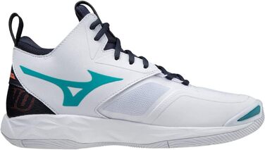 Кросівки Mizuno Wave Momentum 2 Mid - білі, сині, кераміка (EU 50)