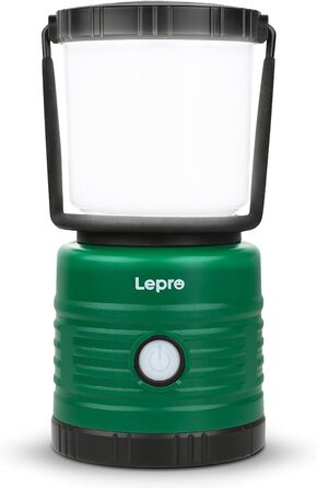 LED кемпінговий ліхтар Lepro, акумуляторний, 1500 люмен, 4 режими, світлодіодний, зелений