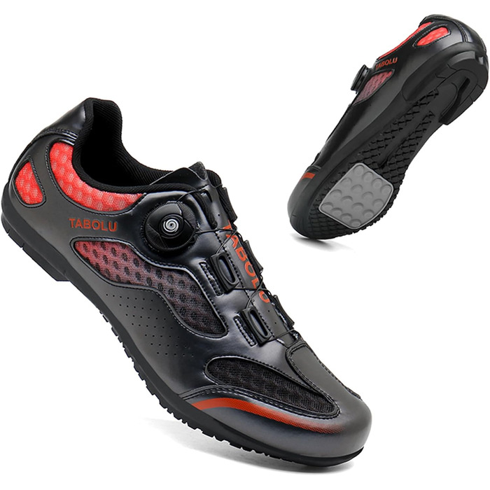 Чоловічі велосипедні туфлі для MTB та шосе, без фіксатора, чорні, 44 EU