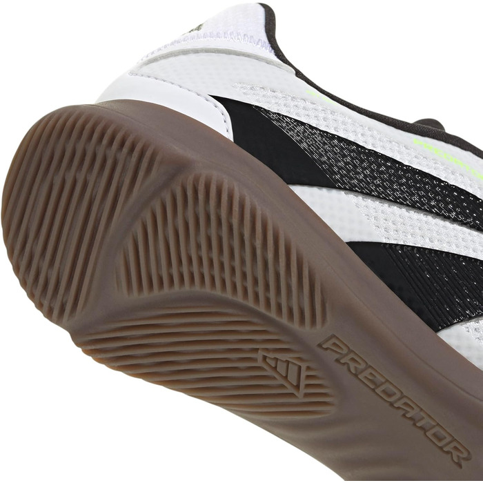 Дитячі футбольні бутси adidas Predator League Indoor для залу, розмір 34 EU, кольори: Cloud White, Core Black, Lucid Lemon