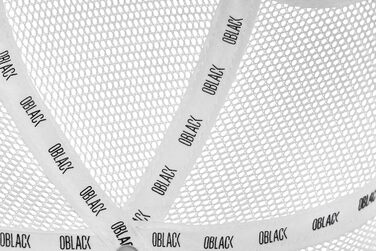 Чоловіча бейсболка-тракер Oblack Classic Total Black, універсальний розмір, біла