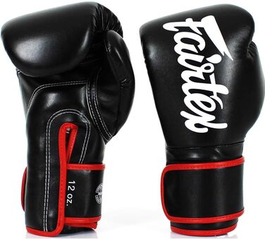 Боксерські рукавички Fairtex BGV-14 з мікрофібри, чорні, 12 унцій, для боксу, ММА та Муай Тай