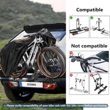 Водонепроникний чохол для велосипеда на зберігання на відкритому повітрі, 210T, UV-захист, для захисту від дощу та пилу, з отворами для замка (YZFT01)