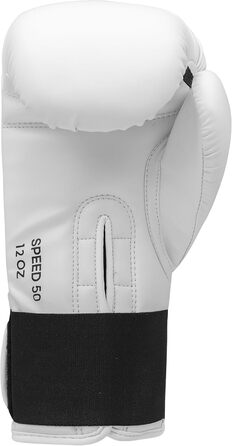 Боксерські рукавички Adidas Speed 50, 16 oz, білі/золоті - для комфортного та довговічного тренування