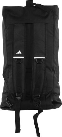 Сумка для тренувань adidas 2-в-1 чорна/біла, 83 л