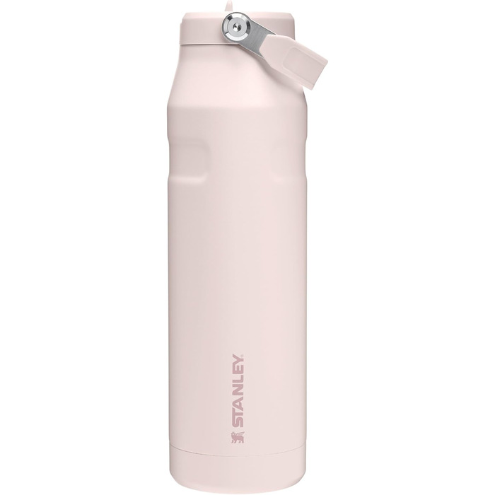 Термобутилка Stanley Flip Straw 2.0 з трубочкою 1,06 л, ізольована, зберігає холод 17 годин, 4 дні лід, BPA-free, герметична, для авто, мийка в посудомийці, Rose Quartz