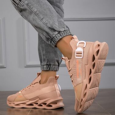 Кросівки чоловічі та жіночі спортивні для бігу та фітнесу Turnschuhe (G133 Braun, розмір 41 EU) - дихаючі, легкі, з амортизацією