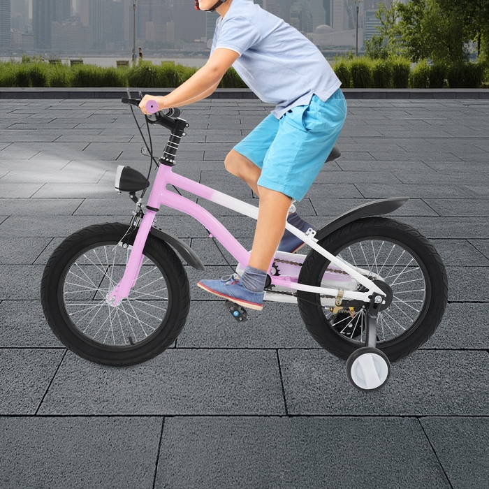 Дитячий велосипед Chengduweili, 16-дюймові колеса, рожевий